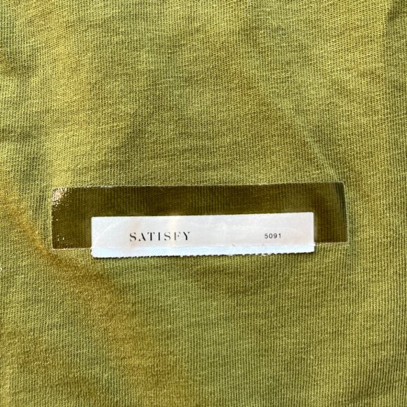 SATISFY RUNNING MOTH-TECH SLEEVELESS SHIRT OLIVE GREEN SIZE L (SIZE 4) - Picture 5 of 5